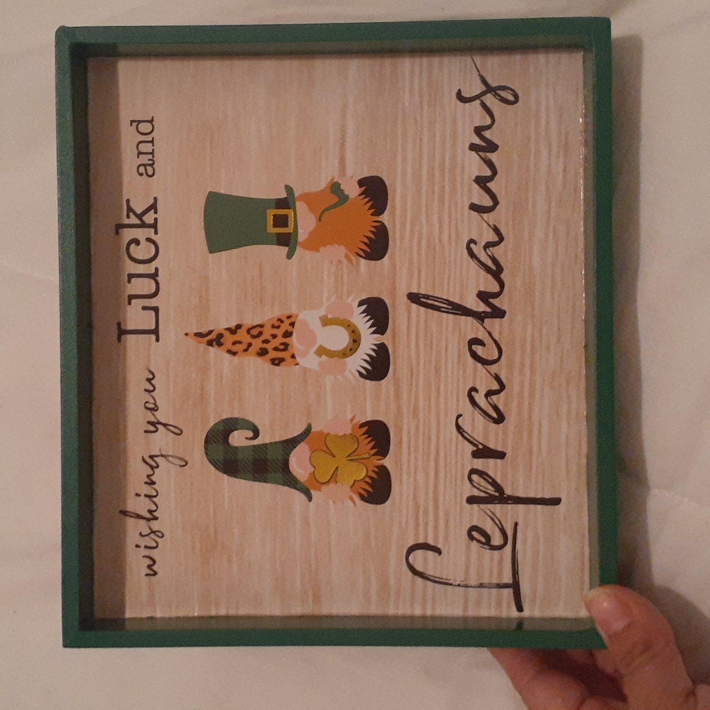 St. Patrick's Day Leprechaun Sign